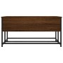 Oak brown engineered wood coffee table 80x80x40 cm by , Coffee table - Ref: Foro24-835358, Price: 45,11 €, Discount: %