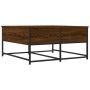 Oak brown engineered wood coffee table 80x80x40 cm by , Coffee table - Ref: Foro24-835358, Price: 45,11 €, Discount: %