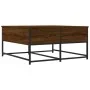 Oak brown engineered wood coffee table 80x80x40 cm by , Coffee table - Ref: Foro24-835358, Price: 45,11 €, Discount: %