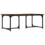 Mesa de centro madera contrachapada roble ahumado 90x50x35 cm de , Mesas de centro - Ref: Foro24-835401, Precio: 49,94 €, Des...