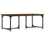 Mesa de centro madera contrachapada roble ahumado 90x50x35 cm de , Mesas de centro - Ref: Foro24-835401, Precio: 49,94 €, Des...
