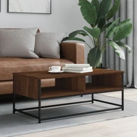 Mesa de centro madera de ingeniería roble marrón 100x51x40 cm de , Mesas de centro - Ref: Foro24-835353, Precio: 49,73 €, Des...