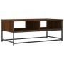 Brown oak engineered wood coffee table 100x51x40 cm by , Coffee table - Ref: Foro24-835353, Price: 50,25 €, Discount: %