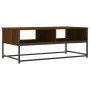 Brown oak engineered wood coffee table 100x51x40 cm by , Coffee table - Ref: Foro24-835353, Price: 49,73 €, Discount: %