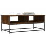 Brown oak engineered wood coffee table 100x51x40 cm by , Coffee table - Ref: Foro24-835353, Price: 50,25 €, Discount: %