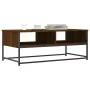 Brown oak engineered wood coffee table 100x51x40 cm by , Coffee table - Ref: Foro24-835353, Price: 49,73 €, Discount: %