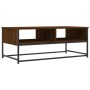 Brown oak engineered wood coffee table 100x51x40 cm by , Coffee table - Ref: Foro24-835353, Price: 50,25 €, Discount: %