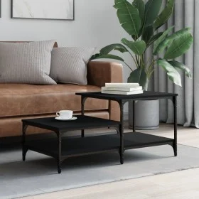 Couchtisch aus schwarzem Sperrholz, 100 x 50,5 x 45 cm von , Couchtisch - Ref: Foro24-835379, Preis: 42,45 €, Rabatt: %