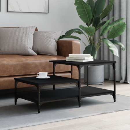 Mesa de centro madera contrachapada negro 100x50,5x45 cm de , Mesas de centro - Ref: Foro24-835379, Precio: 42,79 €, Descuent...