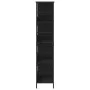 Black engineered wood shelf 78.5x33x153 cm by , Bookcases and shelves - Ref: Foro24-835254, Price: 65,93 €, Discount: %