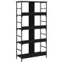 Schwarzes Holzwerkstoffregal 78,5 x 33 x 153 cm von , Bücherregale und Regale - Ref: Foro24-835254, Preis: 66,59 €, Rabatt: %