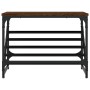 Oak brown engineered wood shoe rack furniture 60x30x45 cm by , Shoe racks and shoe organizers - Ref: Foro24-833417, Price: 35...