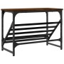 Oak brown engineered wood shoe rack furniture 60x30x45 cm by , Shoe racks and shoe organizers - Ref: Foro24-833417, Price: 35...