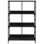 Schwarzes Holzwerkstoffregal 78,5 x 33 x 117,5 cm von , Bücherregale und Regale - Ref: Foro24-835249, Preis: 66,94 €, Rabatt: %