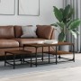 Stapelbare Couchtische, 2 Stück, Holzwerkstoff, braune Eiche von , Couchtisch - Ref: Foro24-835398, Preis: 46,48 €, Rabatt: %
