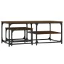Stapelbare Couchtische, 2 Stück, Holzwerkstoff, braune Eiche von , Couchtisch - Ref: Foro24-835398, Preis: 46,48 €, Rabatt: %