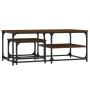 Stapelbare Couchtische, 2 Stück, Holzwerkstoff, braune Eiche von , Couchtisch - Ref: Foro24-835398, Preis: 46,48 €, Rabatt: %