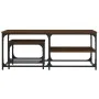 Stapelbare Couchtische, 2 Stück, Holzwerkstoff, braune Eiche von , Couchtisch - Ref: Foro24-835398, Preis: 46,48 €, Rabatt: %