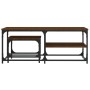 Stapelbare Couchtische, 2 Stück, Holzwerkstoff, braune Eiche von , Couchtisch - Ref: Foro24-835398, Preis: 46,48 €, Rabatt: %