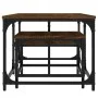 Stapelbare Couchtische, 2 Stück, Holzwerkstoff, braune Eiche von , Couchtisch - Ref: Foro24-835398, Preis: 46,48 €, Rabatt: %