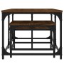 Stapelbare Couchtische, 2 Stück, Holzwerkstoff, braune Eiche von , Couchtisch - Ref: Foro24-835398, Preis: 46,48 €, Rabatt: %