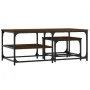 Stapelbare Couchtische, 2 Stück, Holzwerkstoff, braune Eiche von , Couchtisch - Ref: Foro24-835398, Preis: 46,48 €, Rabatt: %