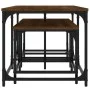 Stackable coffee tables 3 pieces engineered wood brown oak by , Coffee table - Ref: Foro24-835393, Price: 54,62 €, Discount: %