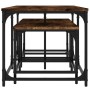Stackable coffee tables 3 pieces engineered wood smoke oak by , Coffee table - Ref: Foro24-835391, Price: 73,33 €, Discount: %