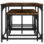 Stackable coffee tables 3 pieces engineered wood smoke oak by , Coffee table - Ref: Foro24-835391, Price: 71,95 €, Discount: %