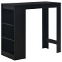 Hoher Küchentisch mit schwarzem Regal 110x50x103 cm von , Küchen- und Esstische - Ref: Foro24-280212, Preis: 113,38 €, Rabatt: %
