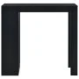 High kitchen table with black shelf 110x50x103 cm by , Kitchen and dining tables - Ref: Foro24-280212, Price: 111,44 €, Disco...