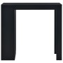Hoher Küchentisch mit schwarzem Regal 110x50x103 cm von , Küchen- und Esstische - Ref: Foro24-280212, Preis: 113,38 €, Rabatt: %