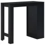 High kitchen table with black shelf 110x50x103 cm by , Kitchen and dining tables - Ref: Foro24-280212, Price: 111,44 €, Disco...