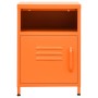 Mesita de noche acero naranja 35x35x51 cm de , Mesitas de noche - Ref: Foro24-336219, Precio: 88,69 €, Descuento: %