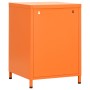 Mesita de noche acero naranja 35x35x51 cm de , Mesitas de noche - Ref: Foro24-336219, Precio: 88,69 €, Descuento: %