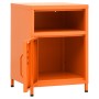 Mesita de noche acero naranja 35x35x51 cm de , Mesitas de noche - Ref: Foro24-336219, Precio: 88,69 €, Descuento: %