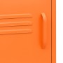 Mesita de noche acero naranja 35x35x51 cm de , Mesitas de noche - Ref: Foro24-336219, Precio: 88,69 €, Descuento: %