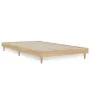 Bettgestell aus Sonoma-Eiche-Holzwerkstoff, 90 x 200 cm von , Betten und Lattenroste - Ref: Foro24-832064, Preis: 86,08 €, Ra...
