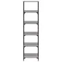Estantería de madera de ingeniería gris Sonoma 50x33x188,5 cm de , Librerías y estanterías - Ref: Foro24-835282, Precio: 64,1...