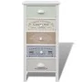 French style storage cabinet with 5 wooden drawers by vidaXL, Lockers and storage cabinets - Ref: Foro24-242878, Price: 151,0...