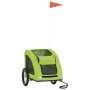Haustier-Fahrradanhänger, Eisen-Oxford-Stoff, grün von , Kinderwagen für Haustiere - Ref: Foro24-93962, Preis: 104,69 €, Raba...