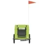 Haustier-Fahrradanhänger, Eisen-Oxford-Stoff, grün von , Kinderwagen für Haustiere - Ref: Foro24-93962, Preis: 104,69 €, Raba...