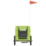 Haustier-Fahrradanhänger, Eisen-Oxford-Stoff, grün von , Kinderwagen für Haustiere - Ref: Foro24-93962, Preis: 106,93 €, Raba...