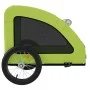 Haustier-Fahrradanhänger, Eisen-Oxford-Stoff, grün von , Kinderwagen für Haustiere - Ref: Foro24-93962, Preis: 104,69 €, Raba...