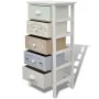 French style storage cabinet with 5 wooden drawers by vidaXL, Lockers and storage cabinets - Ref: Foro24-242878, Price: 151,0...