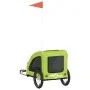 Haustier-Fahrradanhänger, Eisen-Oxford-Stoff, grün von , Kinderwagen für Haustiere - Ref: Foro24-93962, Preis: 104,69 €, Raba...
