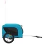 Pet Bicycle Trailer Iron Oxford Cloth Blue Black by , pet strollers - Ref: Foro24-94002, Price: 97,99 €, Discount: %
