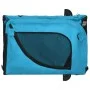 Pet Bicycle Trailer Iron Oxford Cloth Blue Black by , pet strollers - Ref: Foro24-94002, Price: 97,99 €, Discount: %