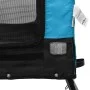 Pet Bicycle Trailer Iron Oxford Cloth Blue Black by , pet strollers - Ref: Foro24-94002, Price: 97,99 €, Discount: %