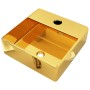 Waschbecken mit Hahnloch 38x30x11,5 cm Keramik Gold von , Sinkt - Ref: Foro24-143488, Preis: 77,29 €, Rabatt: %